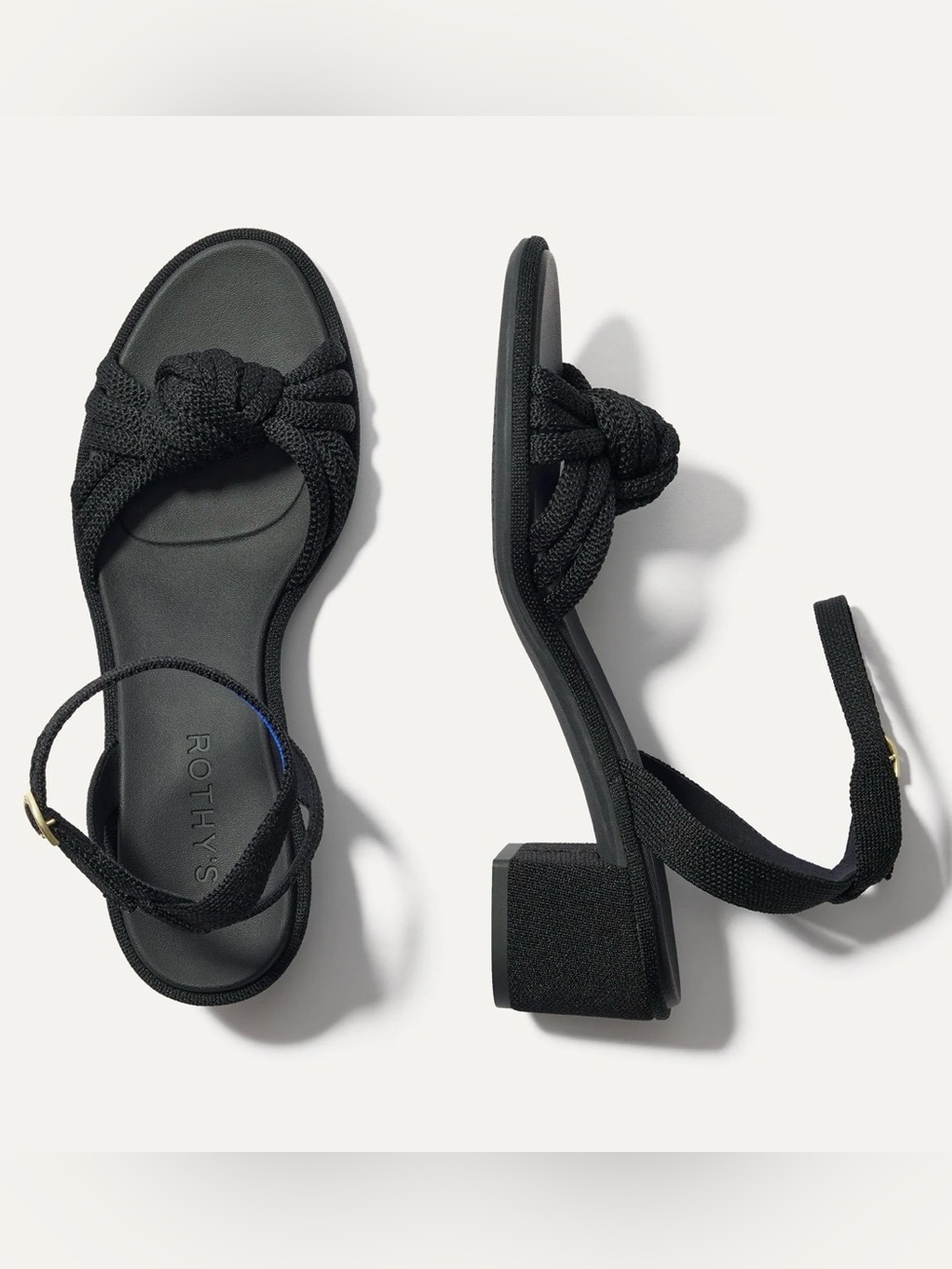 ROTHY’S The Knot Sandal (color: Black)